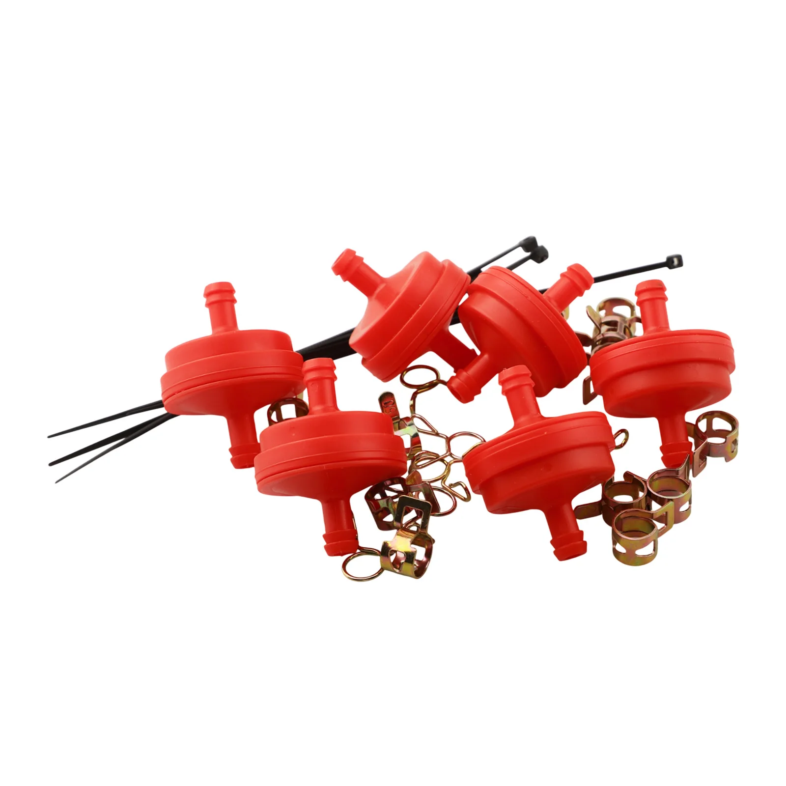 For Fuel System Maintenance Fuel Filter Replacement Compatible With OEM 56-6360 Includes 6 Filters Includes 6 Tie Straps