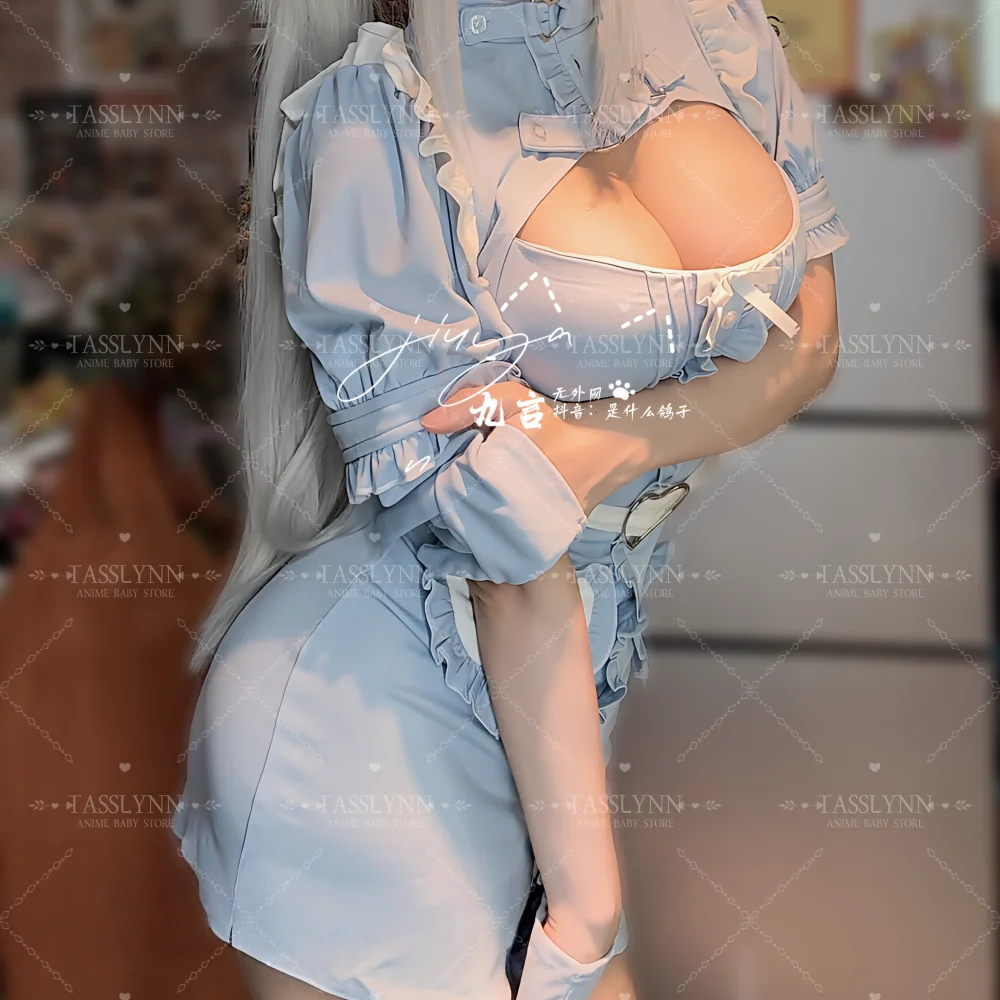 地雷アニメコスプレハロウィンコスチュームジライケイファッションアイアンマウスナースコスプレ地雷衣装女性アイアンマウスメイドドレス