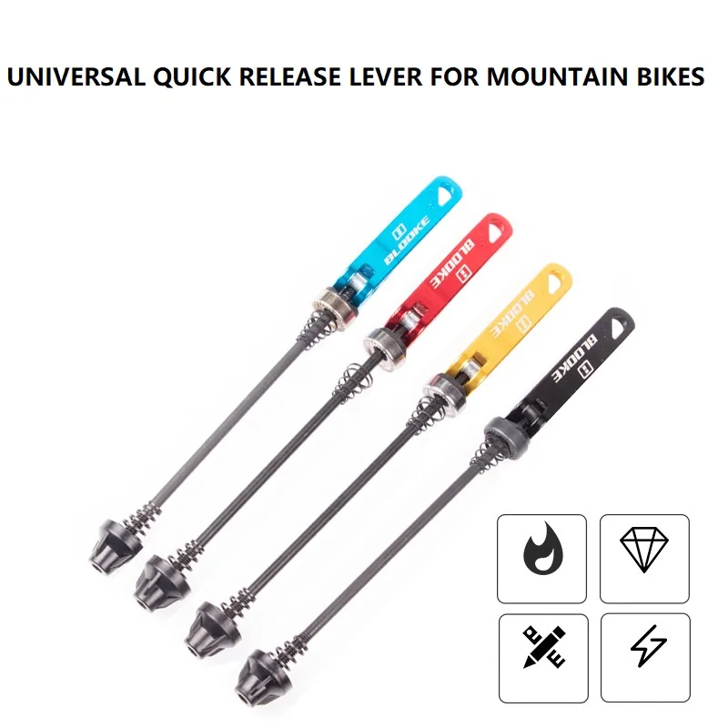 DT100 QR Hub Quick Release Lever MTB Road Bicycle Steel Skewers Front Wheel 100mm Rear 135mm For Mountain Bike Folding