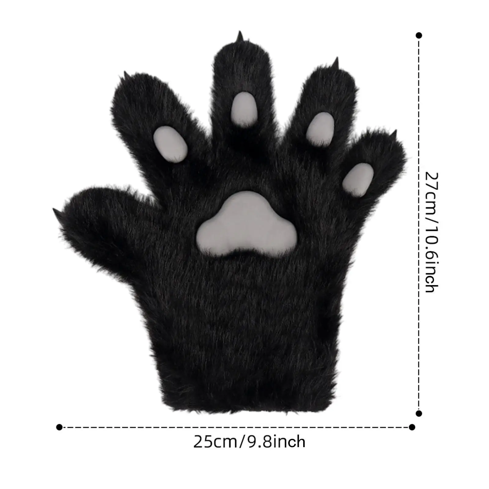Mittens Adults Dress up Cosplay Costume Accessories Men Women Animal Claws