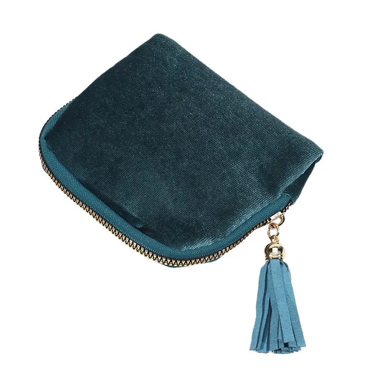Exquisite Schmuckaufbewahrungstasche mit Quastenanhänger, Reißverschluss-Schmucktasche, große Kapazität, Reise-Kristallarmband-Aufbewahrungsbeutel – Detail 13
