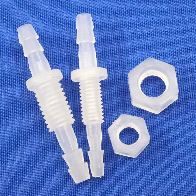 5 ~ 200 sztuk M6 ~ M10 PP złącza rurowe akcesoria do akwarium Adapter do akwarium złącza kolczaste złączka grodziowa pompa powietrza złącze węża — zdjęcie 7