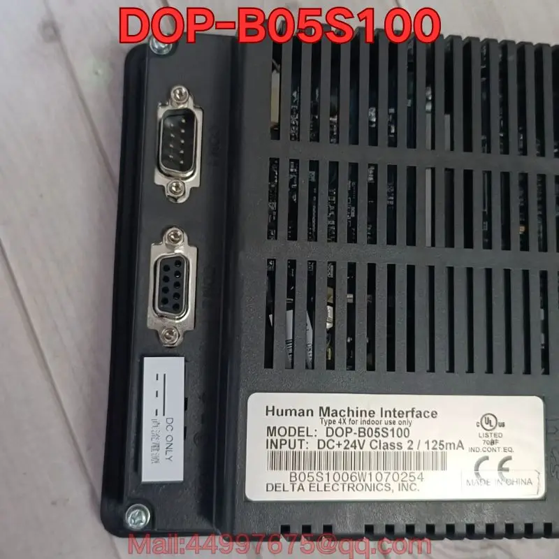 

Проверка функционала сенсорного экрана DOP-B05S100 б/у: нормально. Последние цены на 2026 год.
