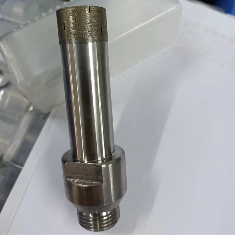 1 Stück 4mm-120mm Diamantpulver-Sinterbohrer 1/2'' Belgisches Gewinde für Glasbohrmaschine – Detail 11