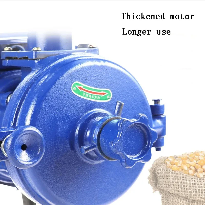 Commercial Grinder Wet And Dry Corn Grain Grinder Grinding Wheat Flour Milling Machine Flour Mill Dry And Wet Grain Grinder