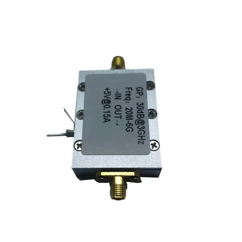 

20M-6G Broadband RF Low Noise Amplifier　High Gain30dB LNA Microwave Receiving Amplification