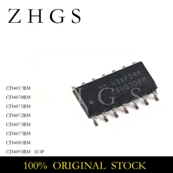 20PCS CD4070BM CD4070 CD4071BM CD4072BM CD4073BM CD4077BM CD4081BM CD4093BM CD 4070 4071 4072 4073 4077 4081 4093 SOP NEW STOCK