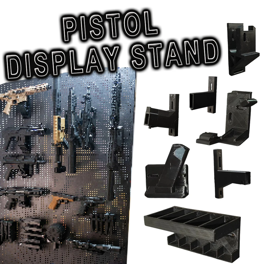

Tactical Pistol Display Stand Rifle Shotgun Launcher Stand Airsoft AR AK Arp9 Pegboard Storage Rack for CS Hunting Shooting