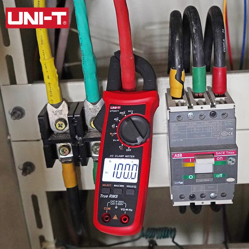 UNI-T UNI T Digitale Corrente Mini Clamp Meter Multimetro DC AC Amper Clampmeter Tester 400A 600V Power Clamp Meter