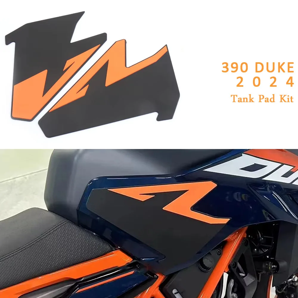 

Orange black Waterproof Stickers For 390 Duke 390Duke Motorcycle Accessories Tank Sticker Pad Non-slip Side Fuel 390 DUKE 2024