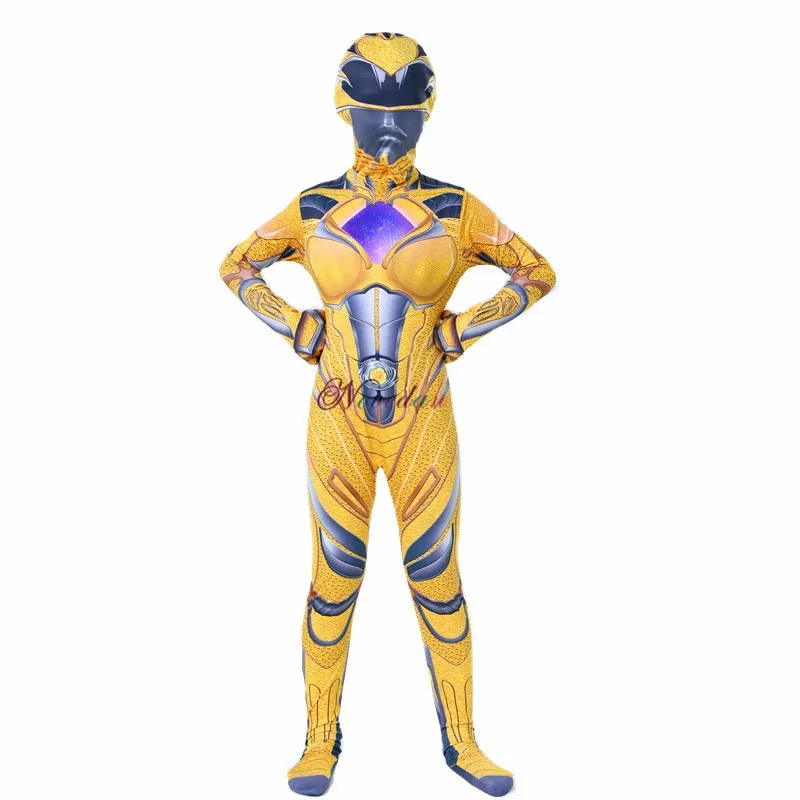 l2025l Halloween Rangers Costume Boys Power Mecha Five Beast Cosplay Anime Child Halloween Costumes For Kids Mask Carnival Party
