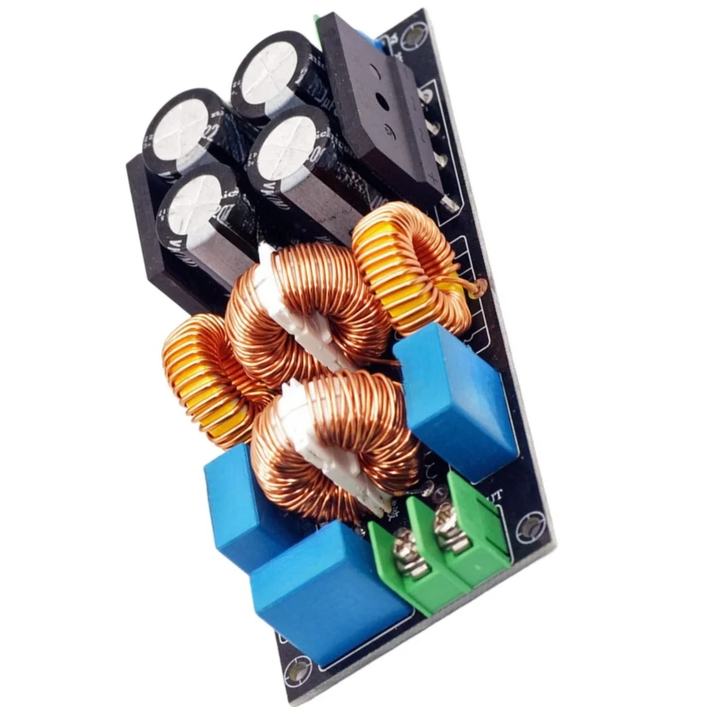 AC Power For Emi For Filter Board 4 Stage Noise Suppression For Audio For Amplifier Clean Power Supply Purifier 110-250V 4A 10A