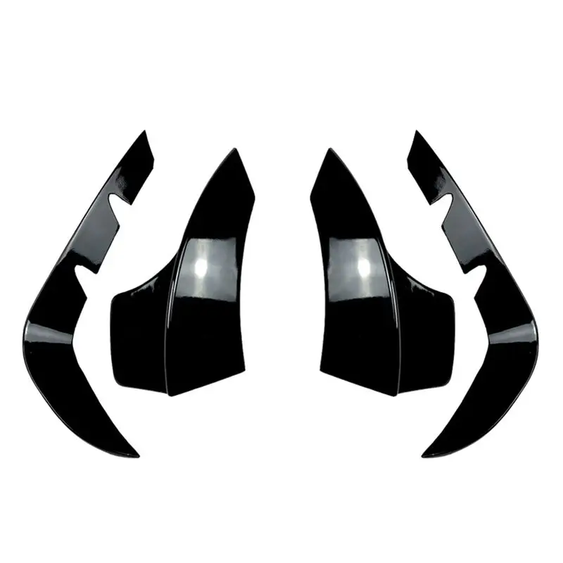 

Car Front Bumper Canards Spoiler Lip Side Splitters Body Kits Black For Mercedes GLB Class X247 AMG 2019-2022-A02G