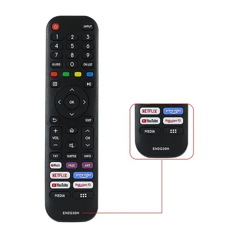Hisense LCD TV 리모컨용 ABS 교체 리모컨 EN2G30H 슈트