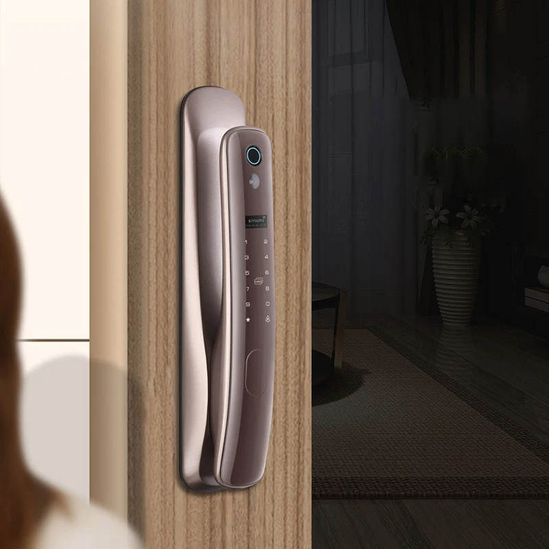 Смарт-замок дверной с Wi-Fi и сканером отпечатков пальцев