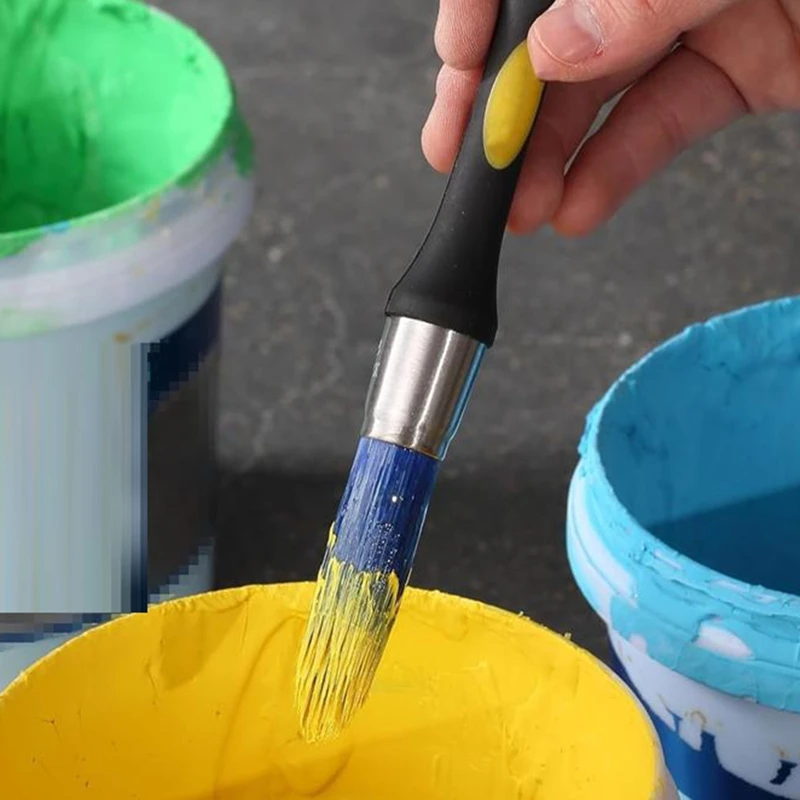 Trim Brush Set, 5/8Inch, 3/4Inch And 1Inch, Trim Paint Brush, Small Paint Brush, Trim Brushes For Painting,-AT64