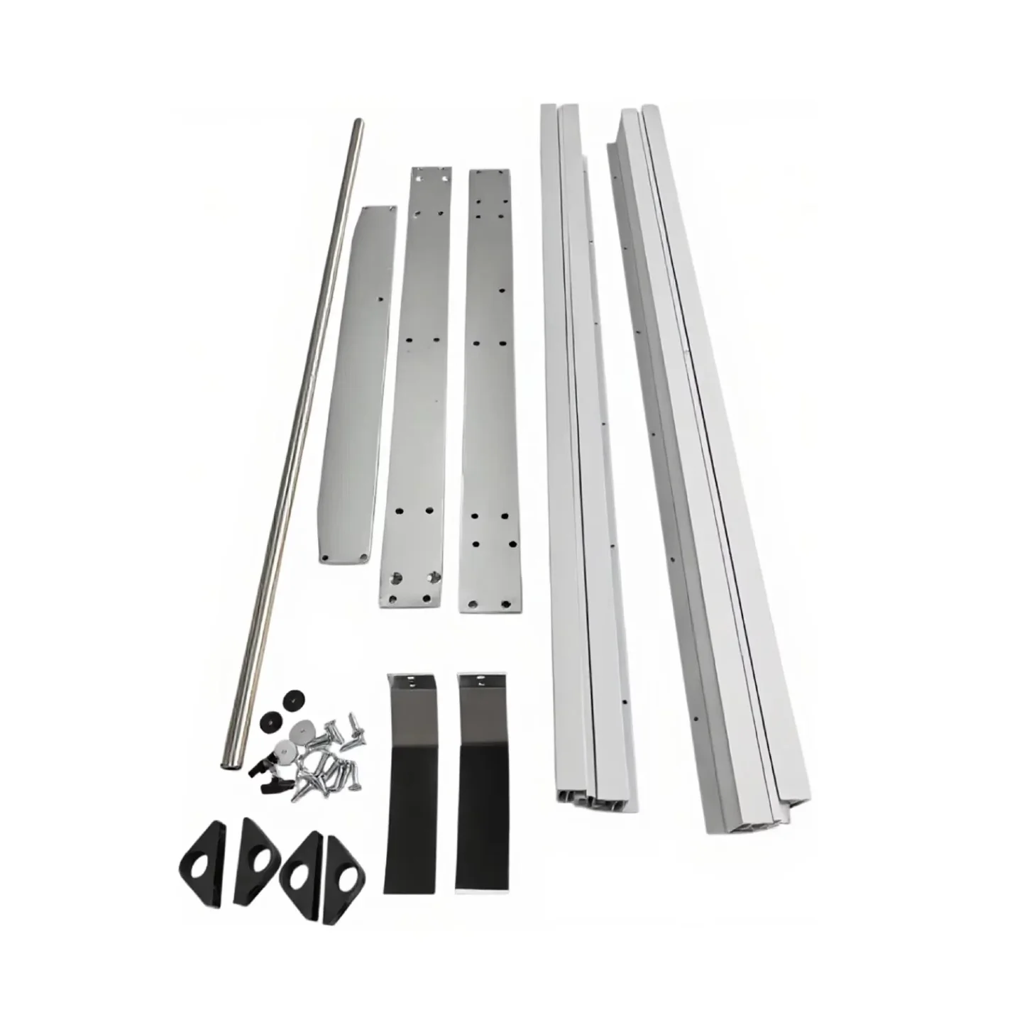 150KGS Load Bearing Aluminium Table Rail System, Smooth Sliding Guide Track for Extendable Dining Table