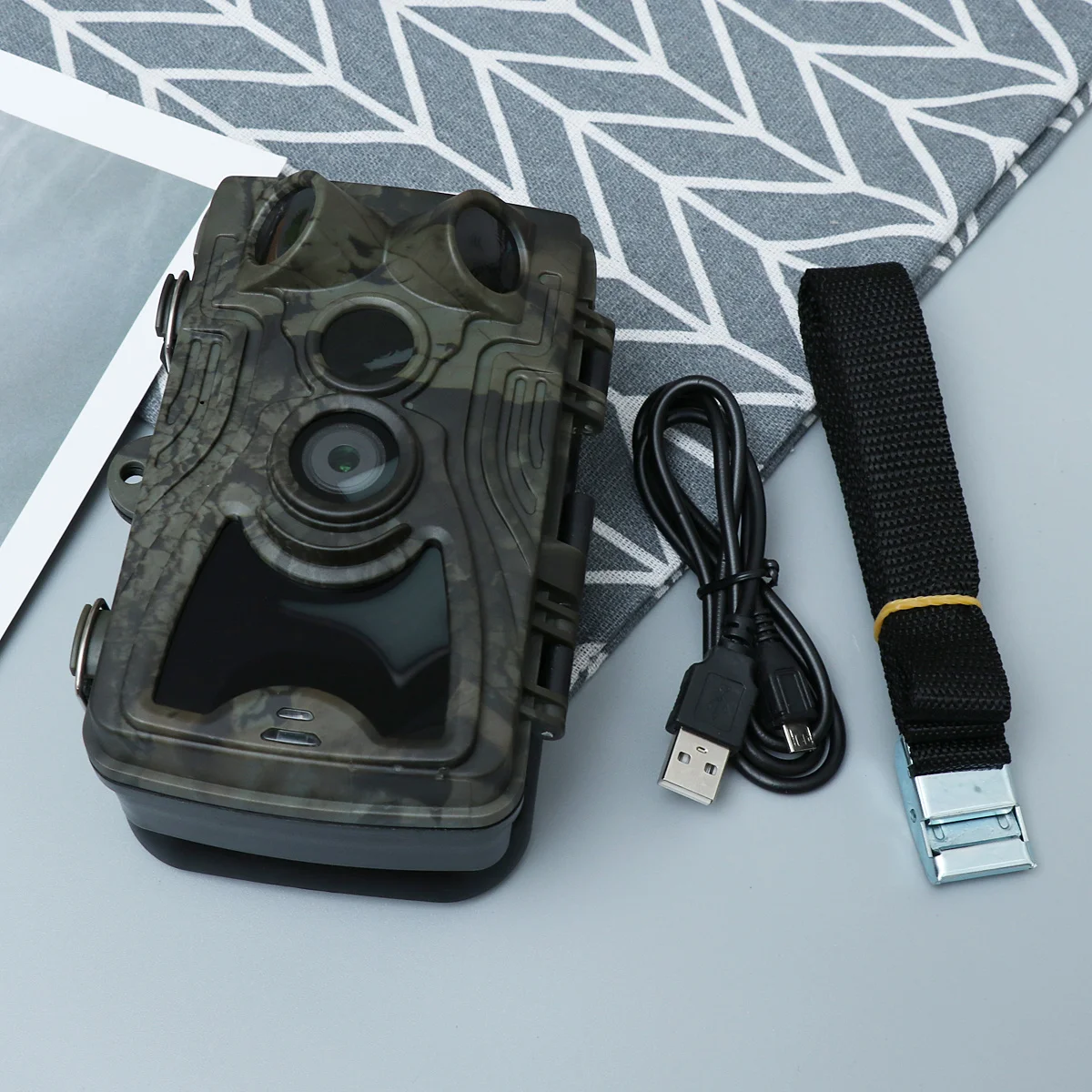 

16Mp Infrared Range 1080P Hunting Wildlife Night Version Hunting Wildlife Wild Camera Green