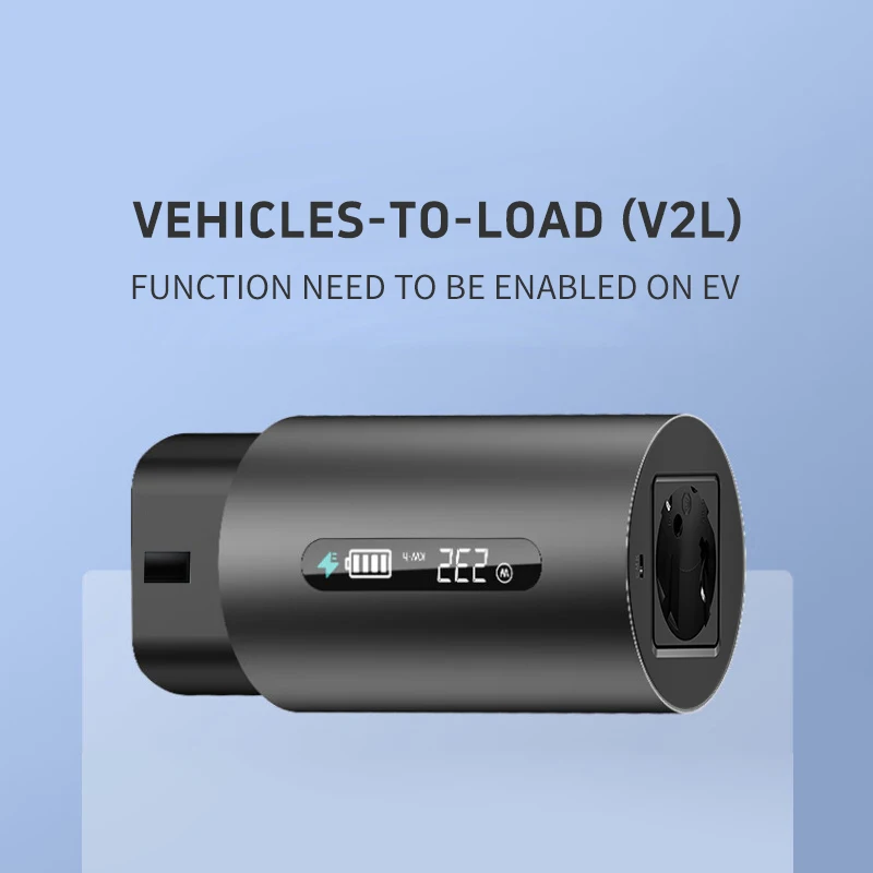 smart v2l adapter cable ev v2l GMW ORA mg zs ev IONIQ 5 KIA 6 BYD  v2l adaptor schuko V2L Connector entladekabel charger