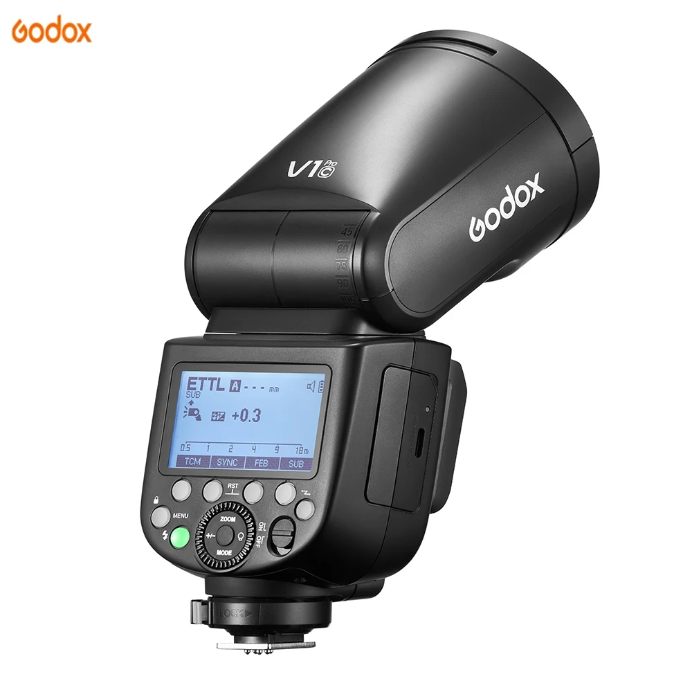 

Godox V1PRO TTL Li-ion Round Head Camera Flash Wireless Transmission Speedlite Flash for Canon Nikon Sony Fuji Olympus