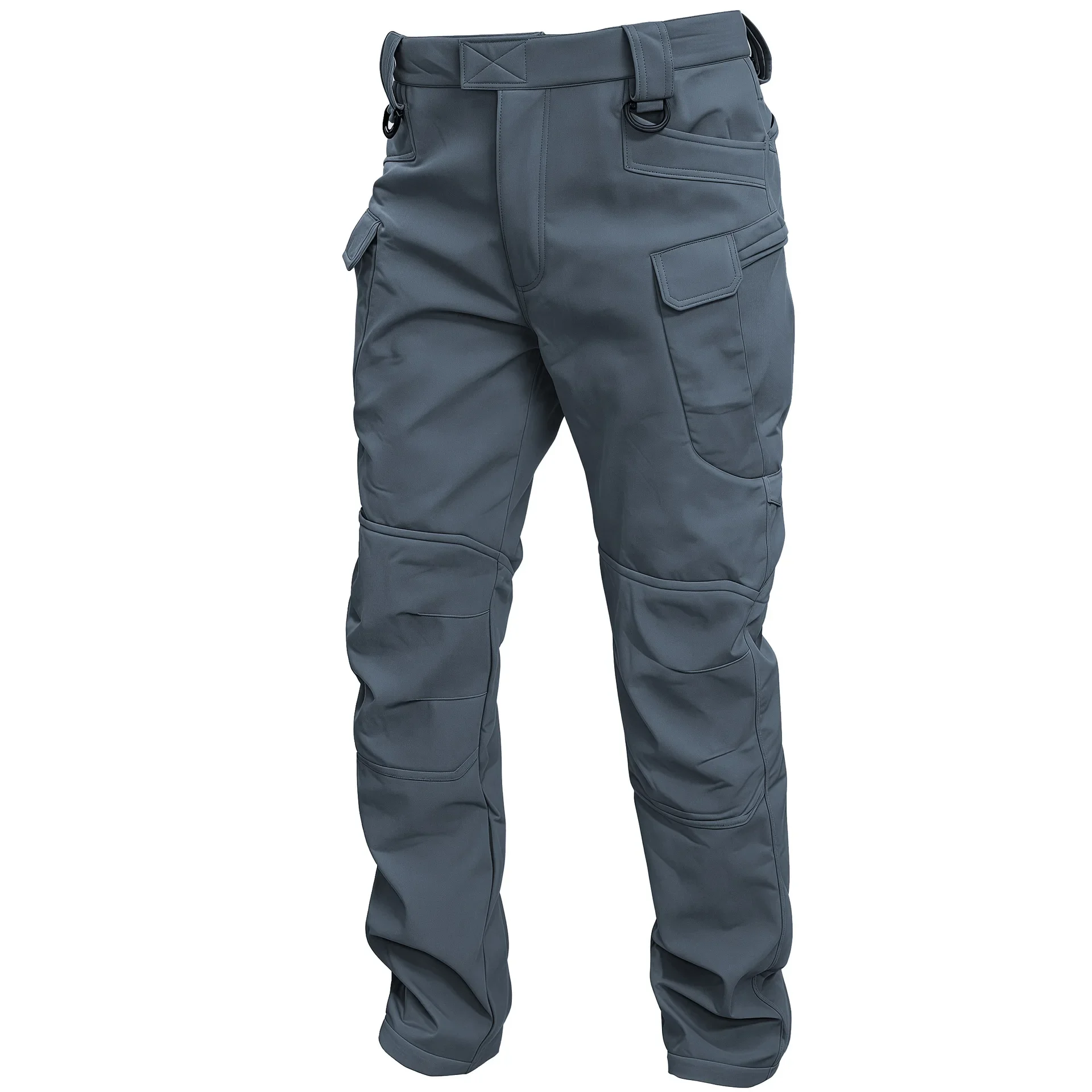 Pantaloni invernali da uomo Outdoor antivento impermeabile pantaloni tattici spessi Softshell in pile caccia caldo multi-tasca lavoro Camo 6XL