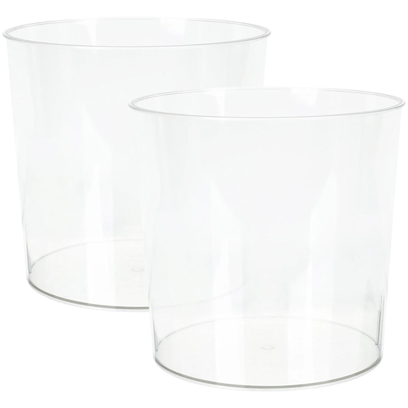 

2pcs Mini Desktop Trash Can Cute Garbage Bin For Home Office Decorative Waste Container With Lid Small Countertop Garbage Bucket