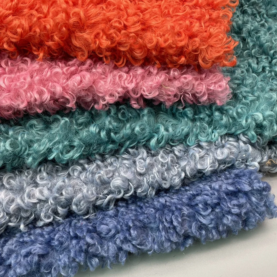 Cotton Doll Hair Fabric Encryption Wool Roll Looped Hair Fur Fabric Australian Wool DIY Clothing Shoes Boot Lining Cloth 45X40CM