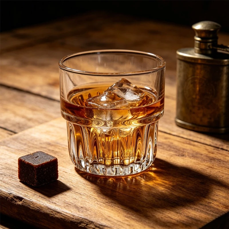 Textured High-end Exquisite Glass Coffee Cup Iced Americano Latte Cup Transparent Cup Dirty Italian Coffee Cup Drinking Glass