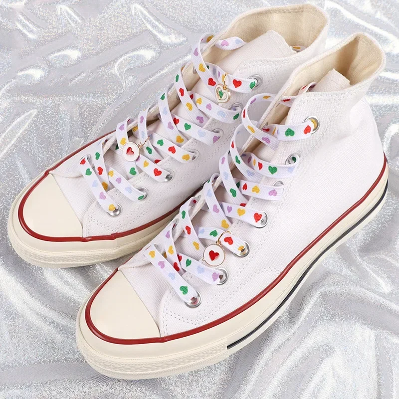 Kawaii Snoopy Shoelaces Women\'s Shoe Laces Boy Girls High-top Canvas Sports Colorful Print Shoelaces Accessories Decor Gifts