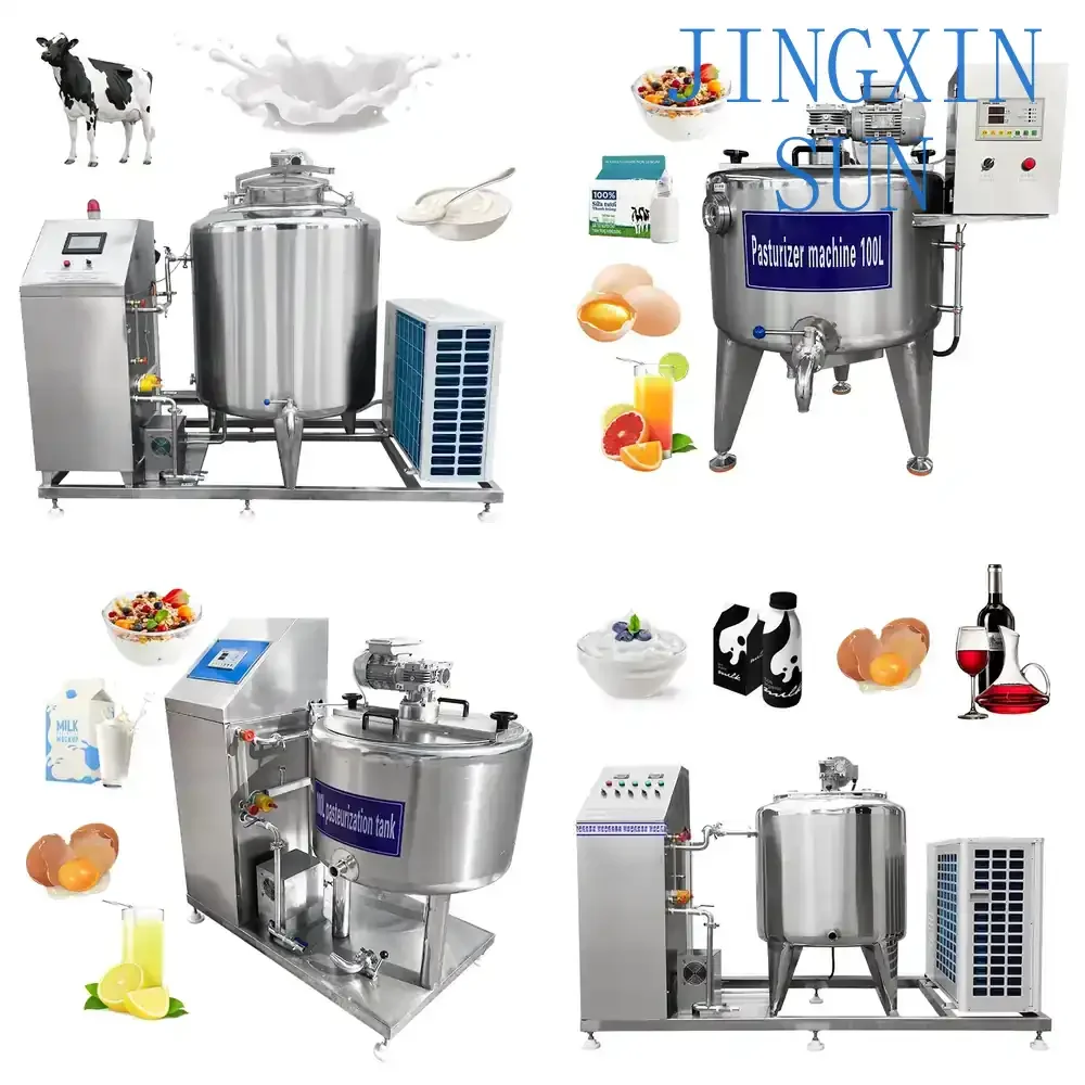 Hot Selling Factory Milk Yogurt Cheese Pasteurization Processing Plant Sterilizer Machine for Small 50L Dairy Pasteurizer
