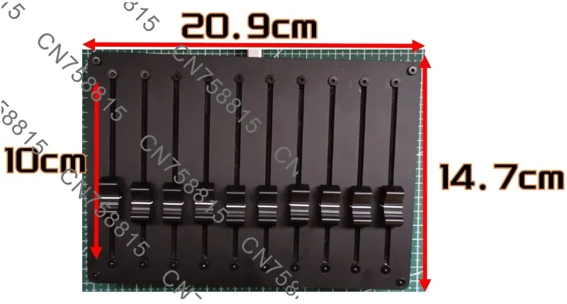 

USB interface music hosting software with MIDI controller, 10-way fader can customize CC information