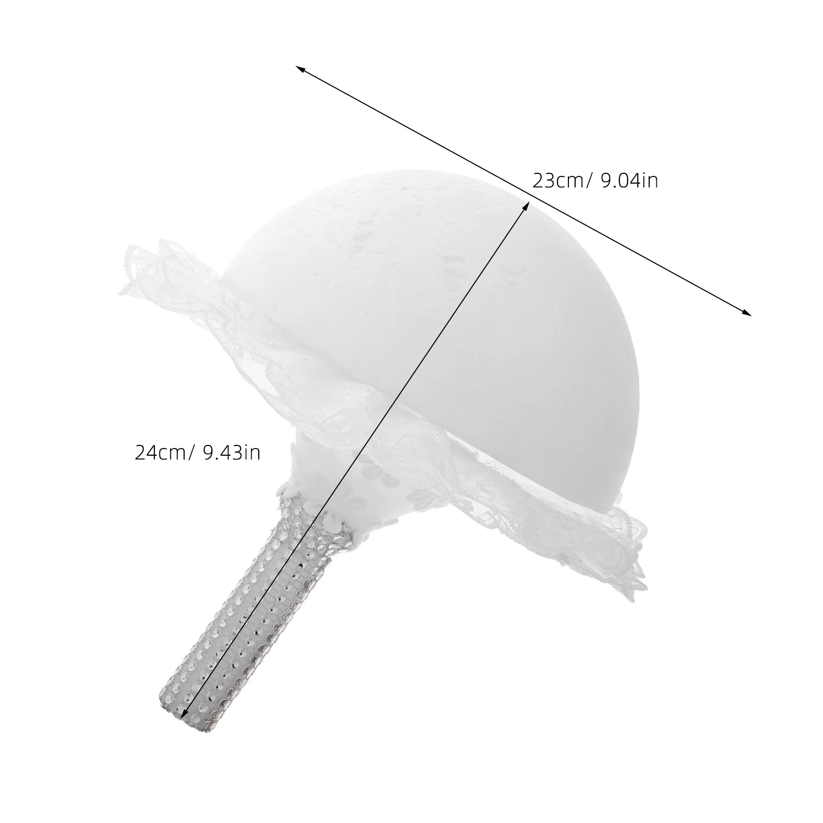 1 مجموعة حامل زهور اصطناعية رغوة قفص الدانتيل حافة Diy بها بنفسك باقة الزفاف لوازم الديكور ترتيب الزهور الدعم #2