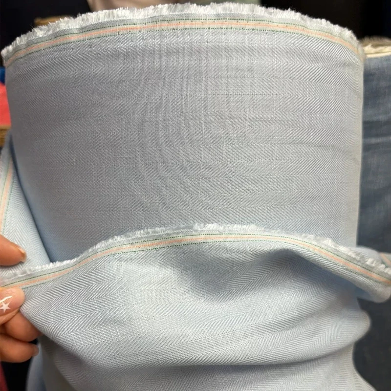 100% puur linnen stof lichtbla - Linen Shirt Breathable recensie en prijs