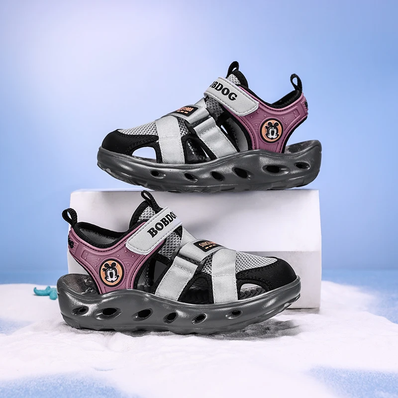 

Fashion Sandals for Boys Girls Beach Non-slip Soft Cute Print Kids Causal Shoes Water Sports Barefoot Shoes Childrens Size 25-38