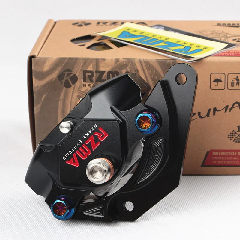 Universal 84mm Pitch Mount CNC Motorcycle Front Brake Calipers + Brake Pump Adapter Bracket Set For Honda MSX125 Grom 125 Modify