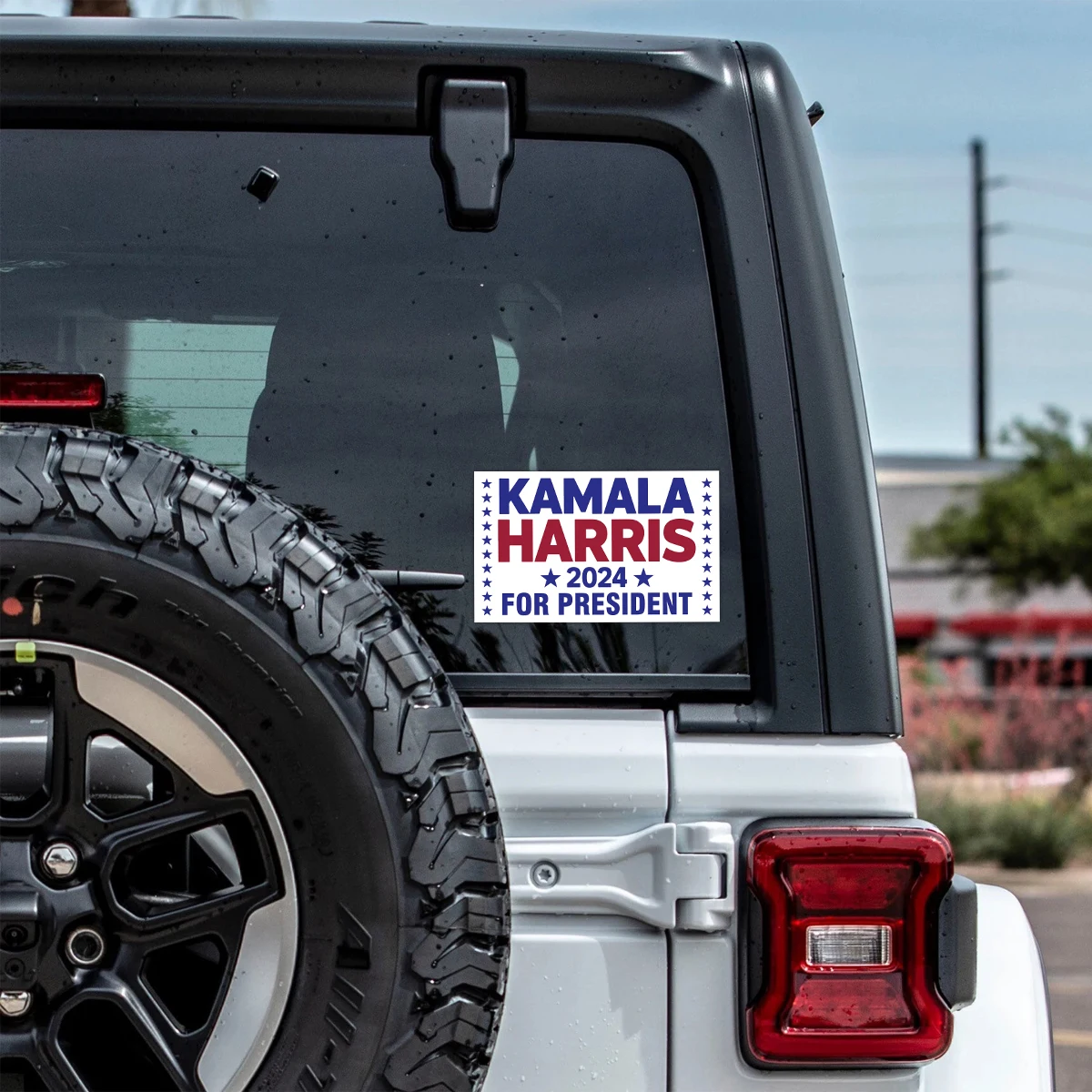 10sheets Kamala Harris for President 2024 Stickers Vote Democratic Stickers for Laptop Bumper Decal Waterproof Vinyl Car Sticker