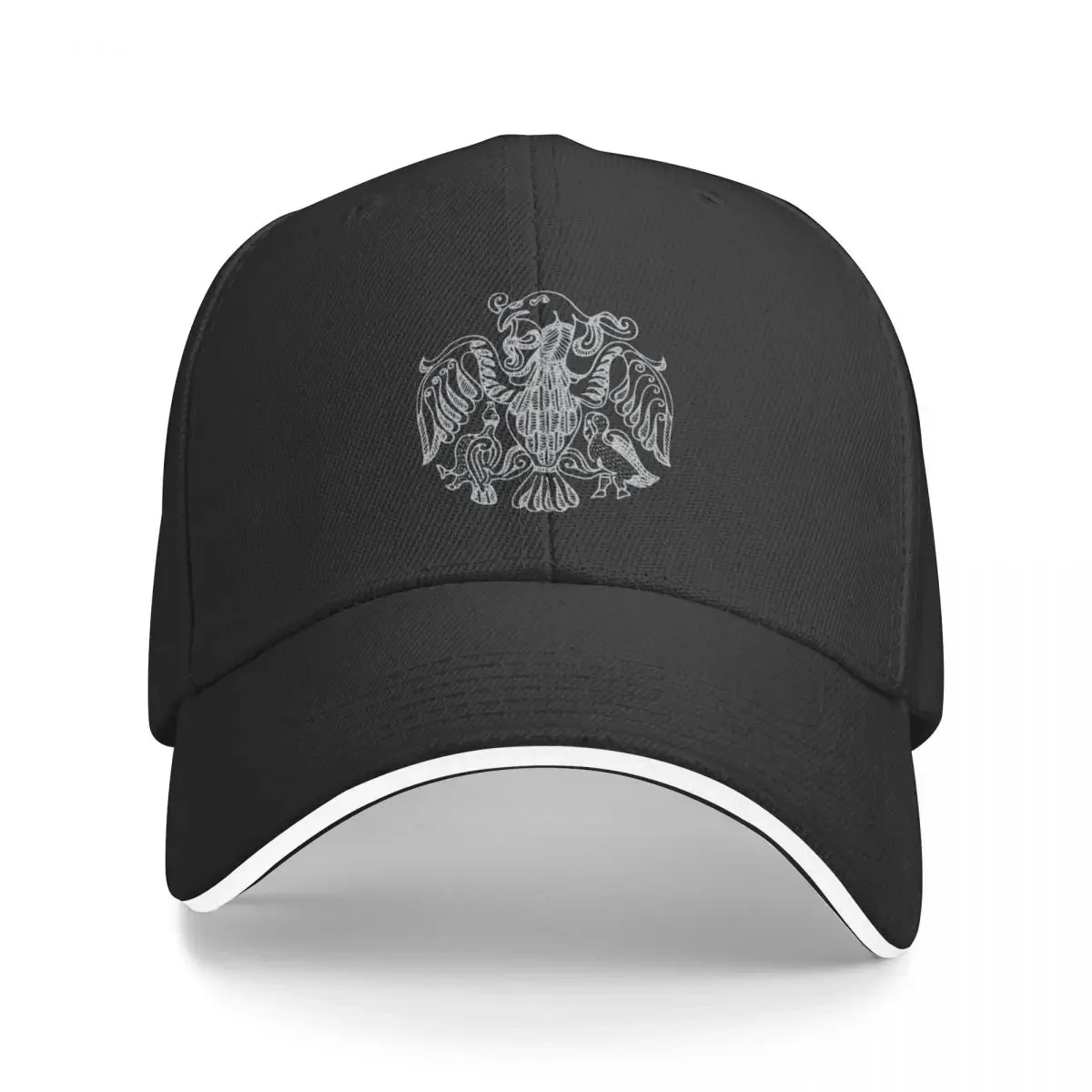 Turul hungarian creation myth protector spirit phenix shaman mythology bird tradition Hungary on black Baseball Cap