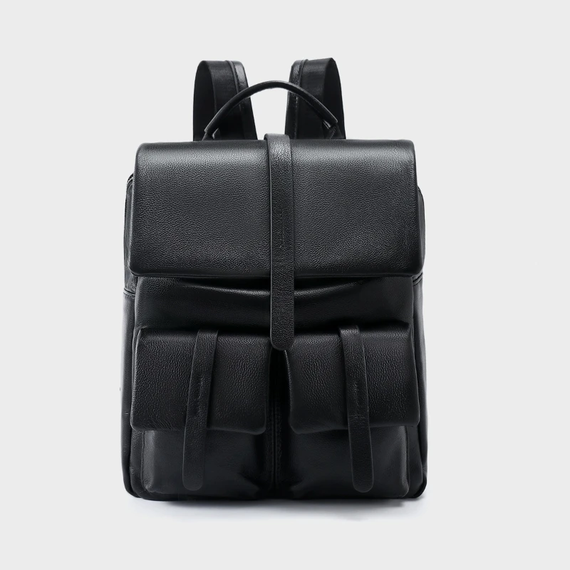 

Luxury Vintage Top Grain Cowhide Backpack Women Genuine Leather Rucksack Fashion School Weekend Travel Elegant Casual Daypack