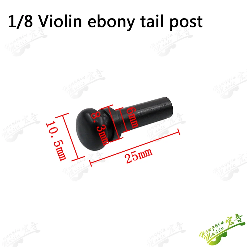 Viola, violin tail post, ebony tail shaft, nail tail, button tail, wooden violin accessories