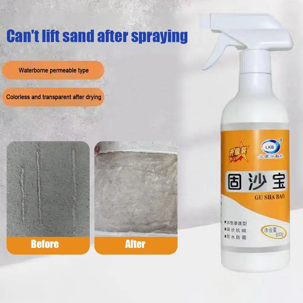 Sand Fixing Agent Wall Protection Spray Pavement Wall Crack Agent Wall Glue Repair Peeling Tool Graffiti Repair Wall Re P8Y1