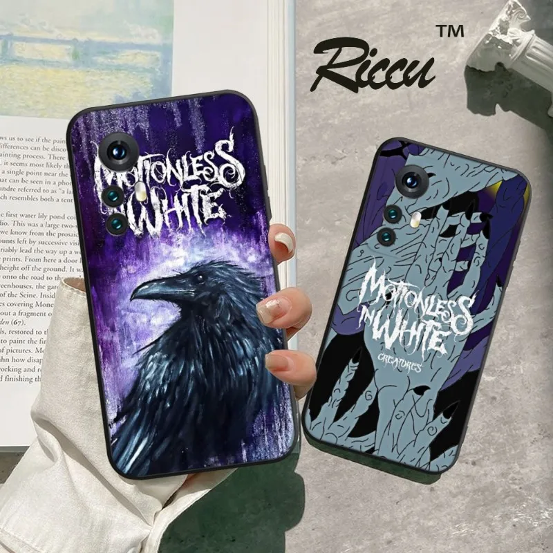 Music Motionless In White Phone Case For Xiaomi Redmi Note 11 10 9C Pro 10X K20 Back Soft Cover Note 9A K40 K30S Cover