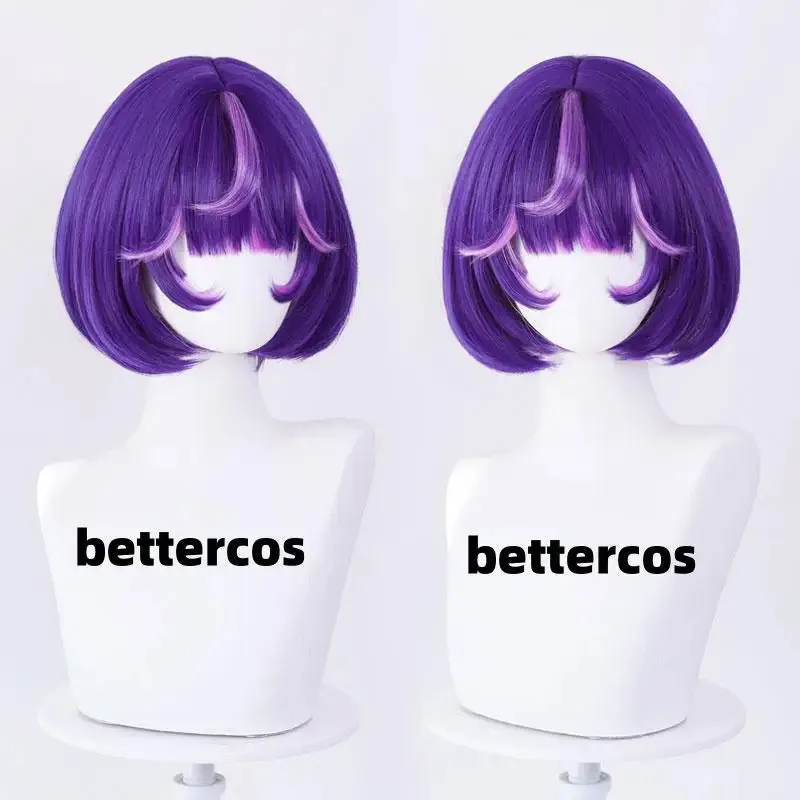 

Juno synthetic short hair cosplay Halloween +wig caps;2'd,5.h;