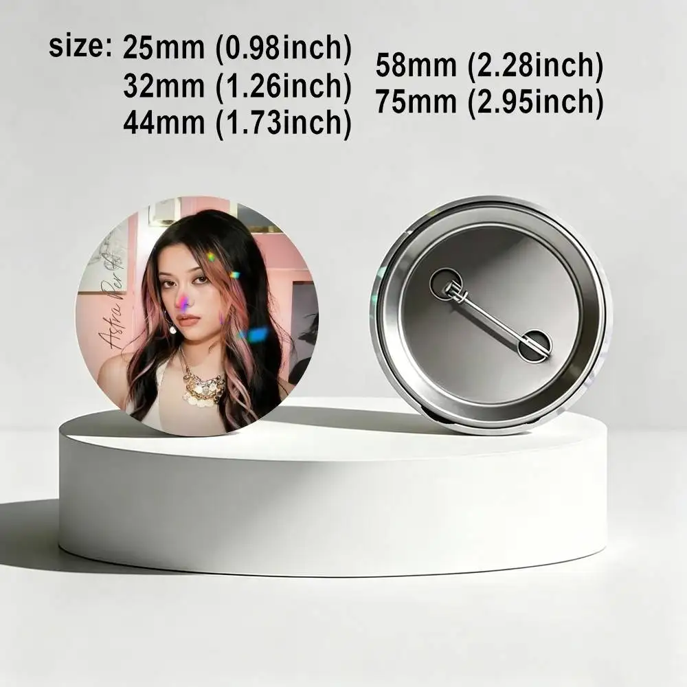 KATSEYE Megan Sophia Yoonchae 25 32 44 58 75mm Badges Personalized Round Brooches Pins Accessory