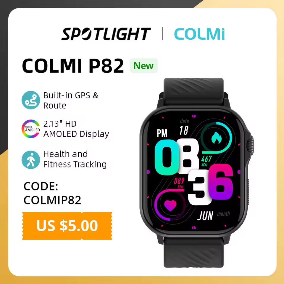 Zeblaze Beyond 3 Plus vs. Colmi P82: Qual Smartwatch com GPS Vale Mais a Pena?  Colmi P82