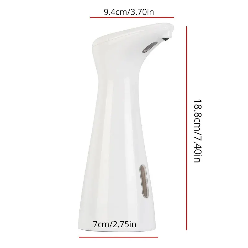 Automatic Sensor Soap Dispenser White High Quality Abs Waterproof Hand Soap Sensor Bathroom Smart Wash Handpiece