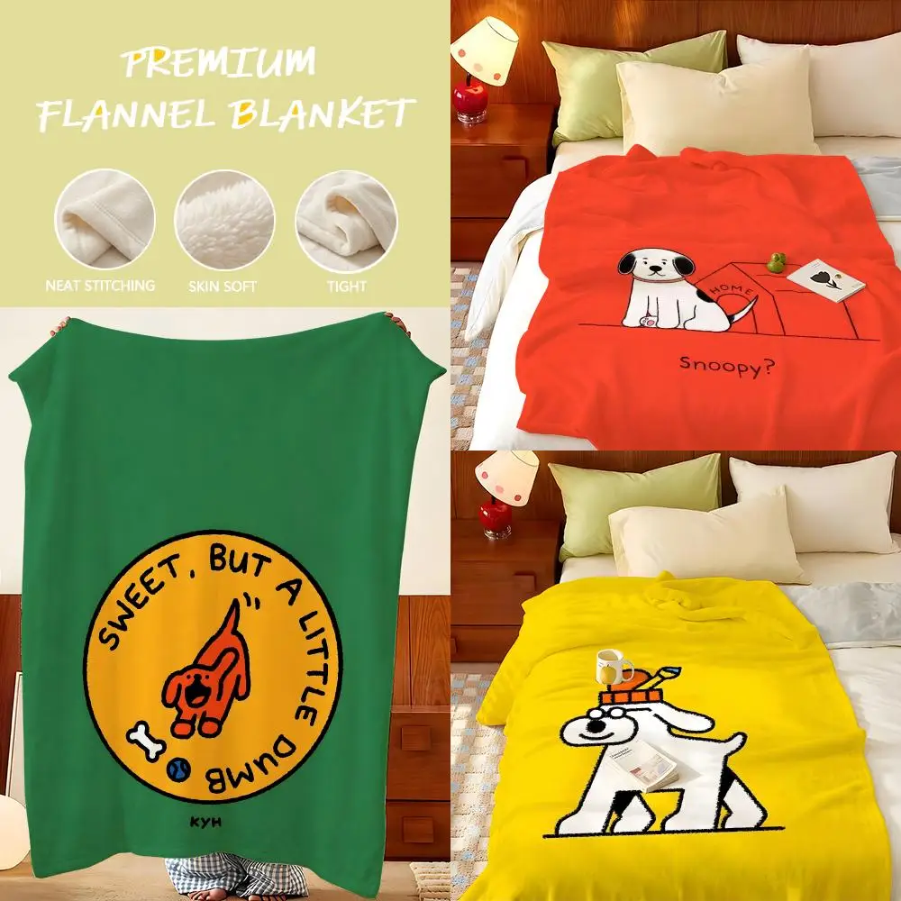 Artist K-Karen Y-Yoojin Throw Flannel Throw Blanket, Lightweight Cozy, Durable Washable cute Cool