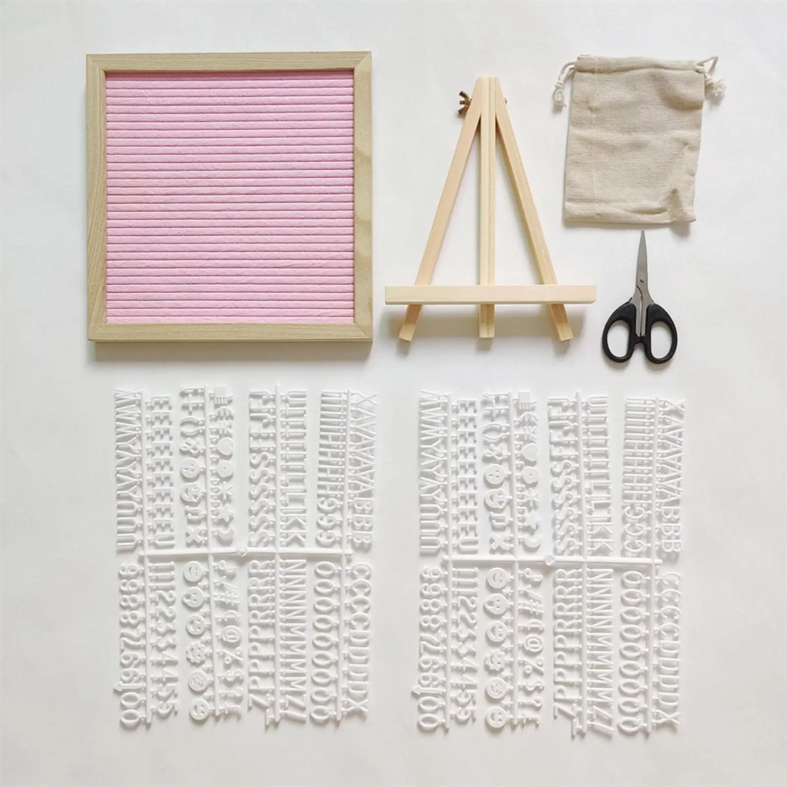 Rustic Wood Frame Message Board with Stand for Various Decor Needs