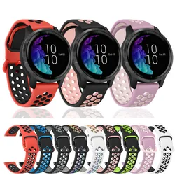 For Garmin 55 245 645 Music/Approach S12 S40 S42 Band Silicone Strap For Vivoactive 3 Music/Venu 2 Plus/Venu Sq 2 Bracelet 20MM