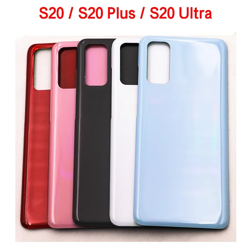 New For Samsung Galaxy S20 / S20 Plus / S20 Ultra G980 Battery Back Cover Rear Door 3D Glass Panel Housing Case Adhesive Replace