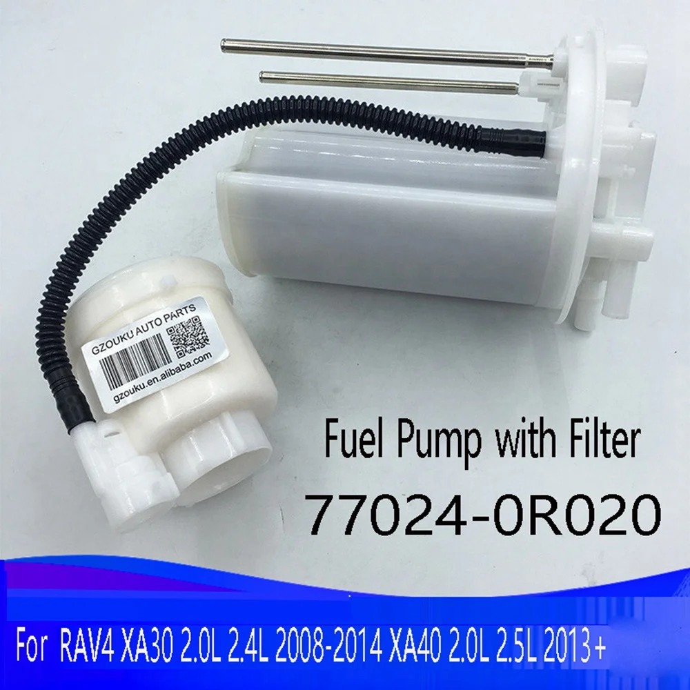 Car Fuel Pump with Filter 77024-0R020 Gas Fuel Filter for XA30 2.0L 2.4L 2008-2014 XA40 2.0L 2.5L 2013+